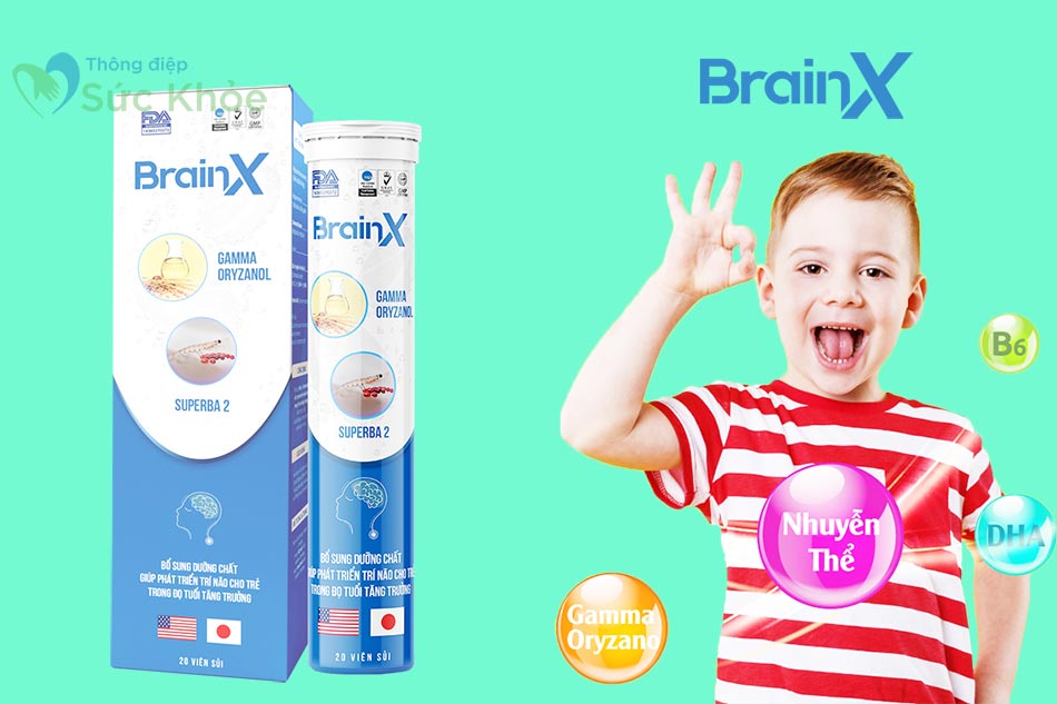 Viên sủi Brain X với nhiều thành phần nổi trội