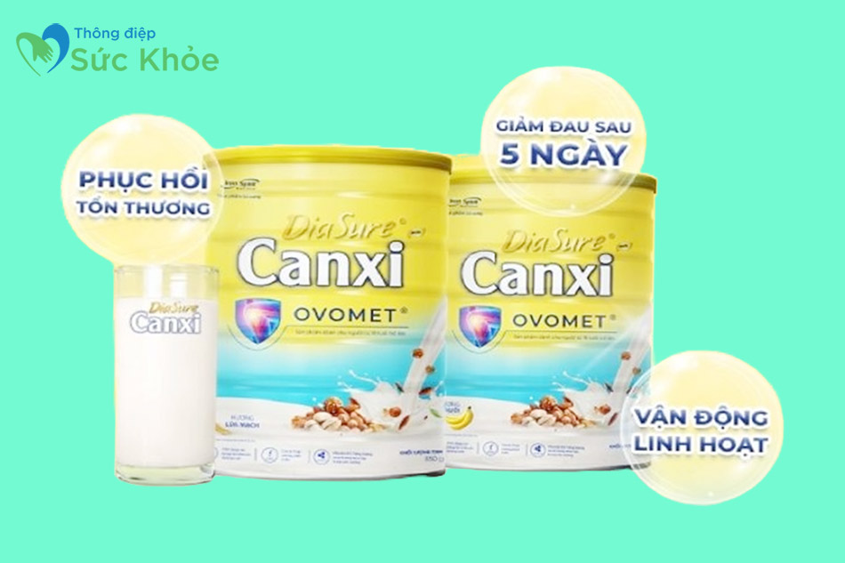 Công dụng Sữa Diasure Canxi Ovomet