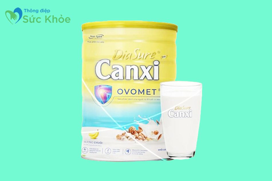 Hộp Sữa Diasure Canxi Ovomet