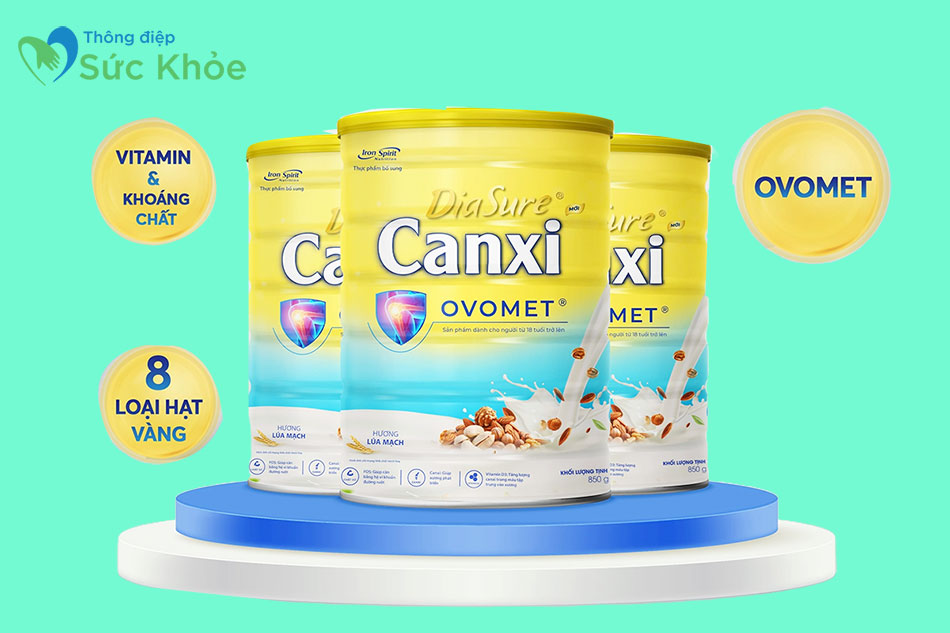 Thành phần Sữa Diasure Canxi Ovomet